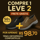 [🔥BLACK FRIDAY] COMPRE 1 LEVE 2 Tênis Mocassim Ortopédico ConfortPlus 2025